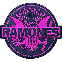 Ramones- Eagle (Pink) embroidered patch (ep1171)