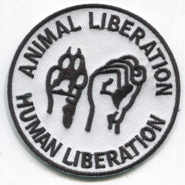 Animal Liberation Human Liberation Embroidered Patch