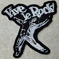 Vive Le Rock! Embroidered Patch