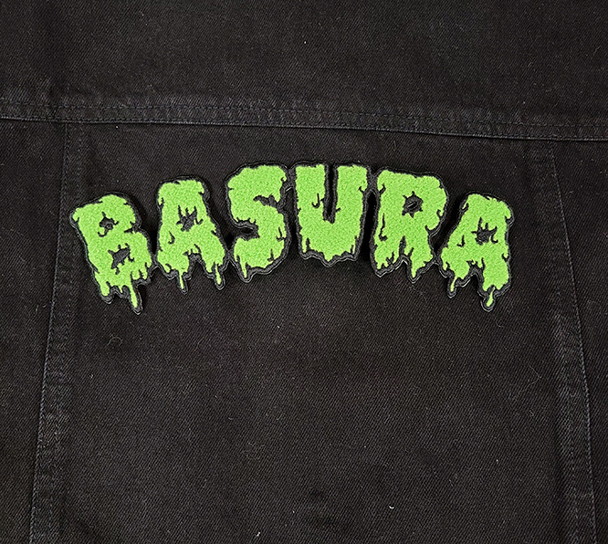 Basura Embroidered Back Patch by Mood Poison