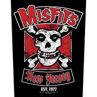 Misfits- Est 1977 Sewn Edge Back Patch (bp121)