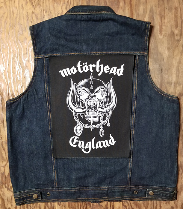 Motorhead- England Sewn Edge Back Patch (bp22)