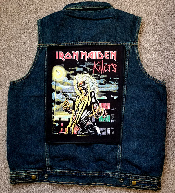 Iron Maiden- Killers Sewn Edge Back Patch (bp26)