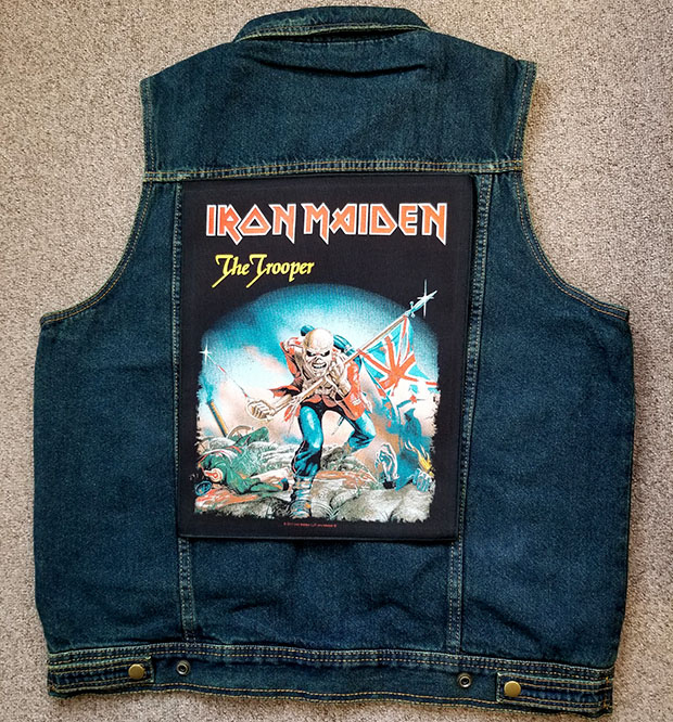 Iron Maiden- The Trooper Sewn Edge Back Patch (bp27)