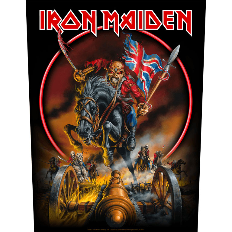 Iron Maiden- Maiden England Sewn Edge Back Patch (bp52)