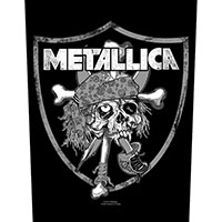Metallica- Raider Skull Sewn Edge Back Patch (bp231)