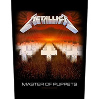 Metallica- Master Of Puppets Sewn Edge Back Patch (graveyard) (bp220)