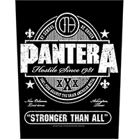 Pantera- Hostile Since 1981 Sewn Edge Back Patch (bp194)