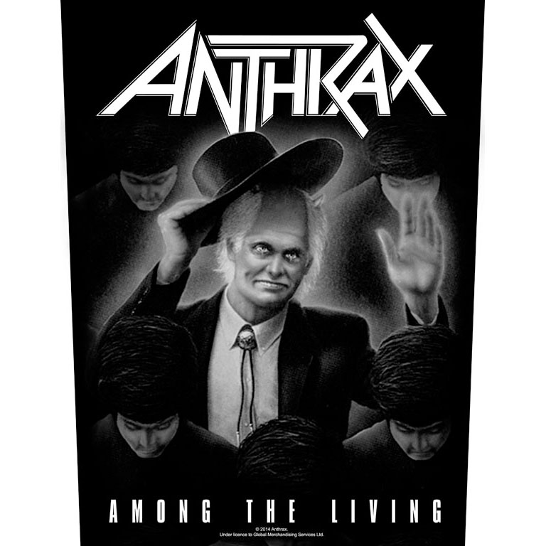 Anthrax- Among The Living Sewn Edge Back Patch (bp53)