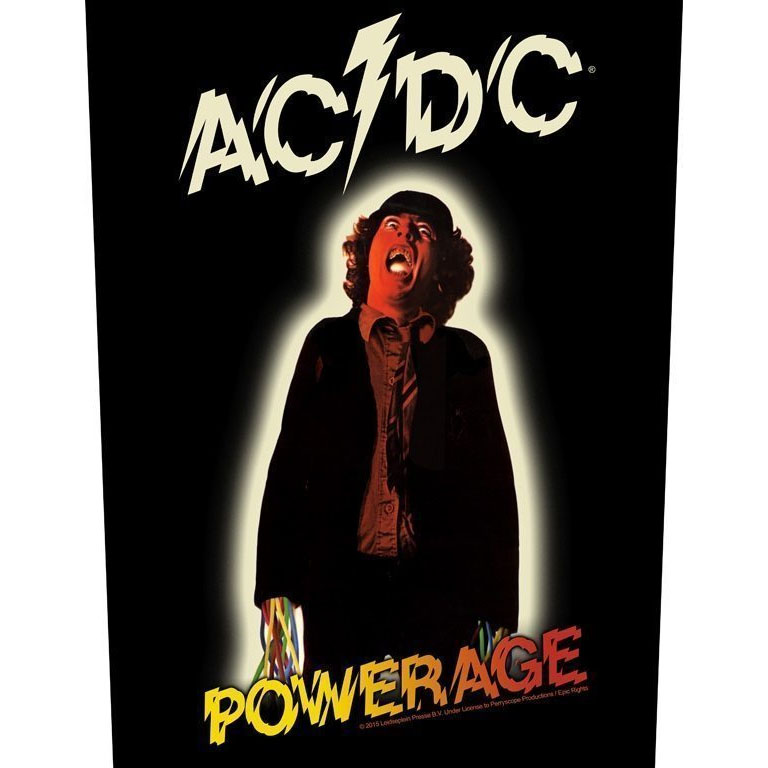 AC/DC- Powerage Sewn Edge Back Patch (bp58)