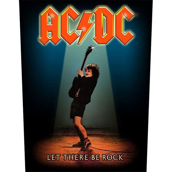 AC/DC- Let There Be Rock Sewn Edge Back Patch (bp61)