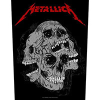 Metallica- Skulls Sewn Edge Back Patch (bp225)