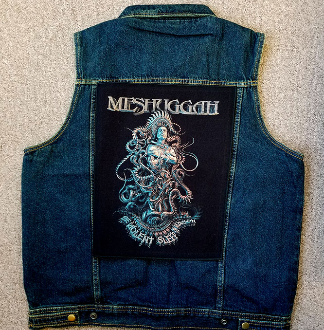 Meshuggah- The Violent Sleep Of Reason Sewn Edge Back Patch (bp148)