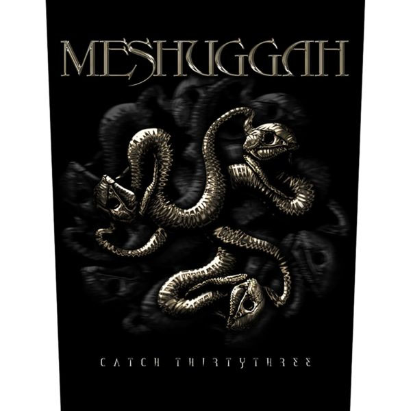 Meshuggah- Catch 33 Sewn Edge Back Patch (bp145)