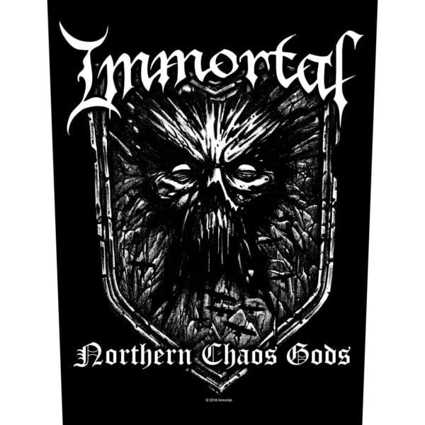 Immortal- Northern Chaos Gods Sewn Edge Back Patch (bp138)