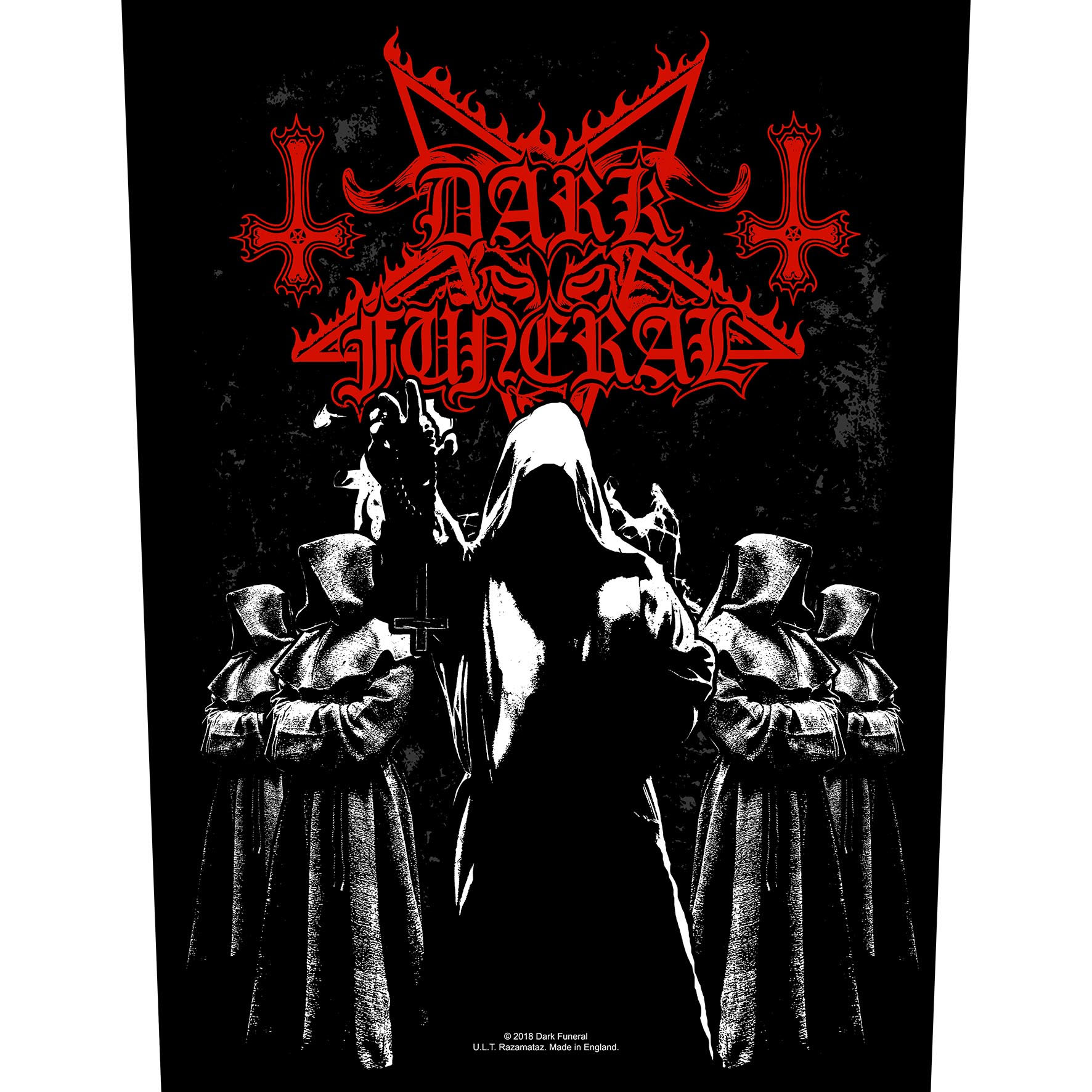 Dark Funeral- Shadow Monks Sewn Edge Back Patch (bp139)