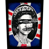 Sex Pistols- God Save The Queen Sewn Edge Back Patch (bp247)