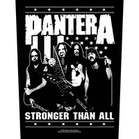 Pantera- Stronger Than All Sewn Edge Back Patch (bp250)