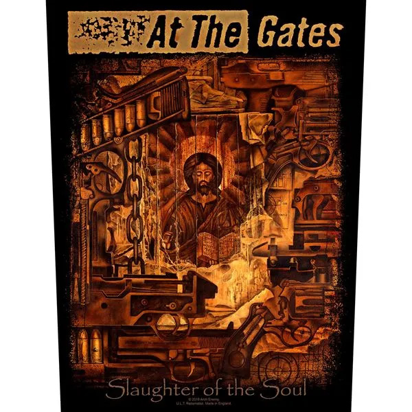 At The Gates- Slaughter Of The Soul Sewn Edge Back Patch (bp164)