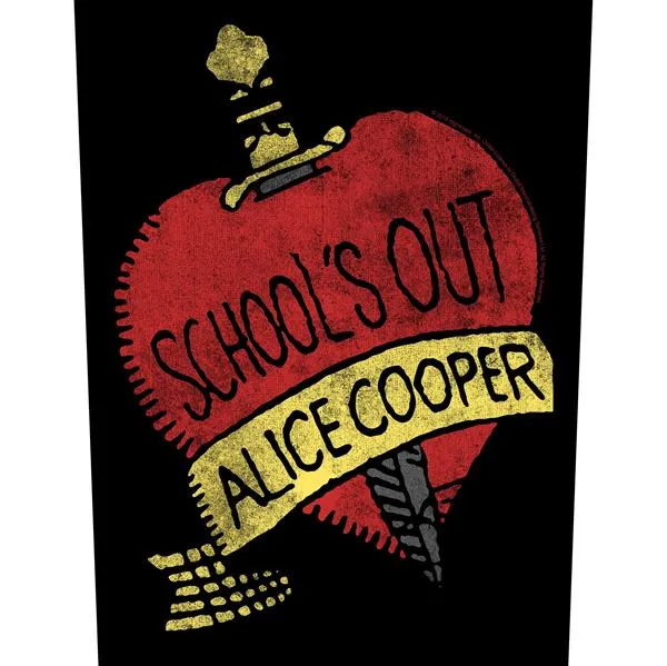 Alice Cooper- School's Out Sewn Edge Back Patch (bp170)