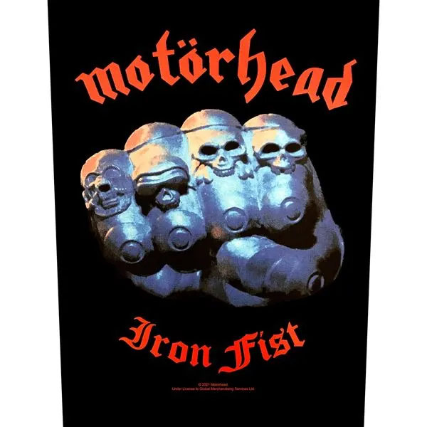 Motorhead- Iron Fist Sewn Edge Back Patch (bp211)