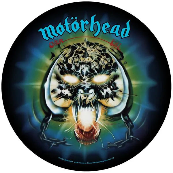 Motorhead- Overkill (Round) Sewn Edge Back Patch (bp209)