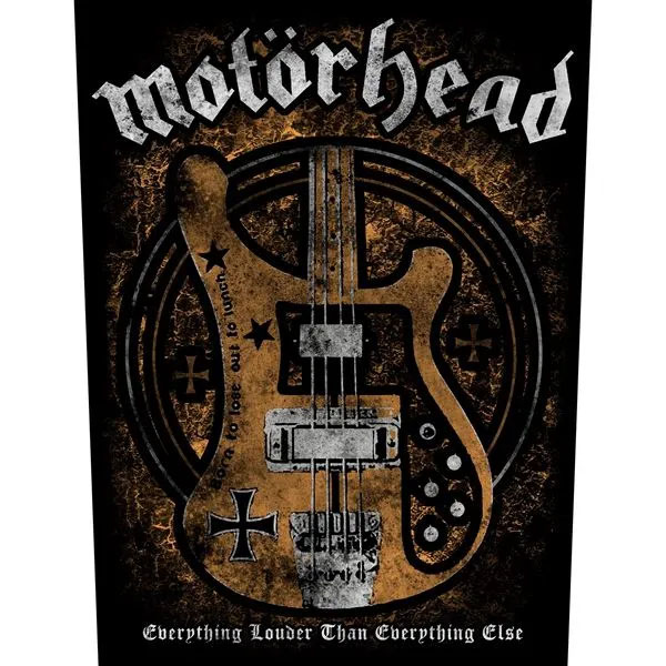 Motorhead- Lemmy's Bass Sewn Edge Back Patch (bp203)