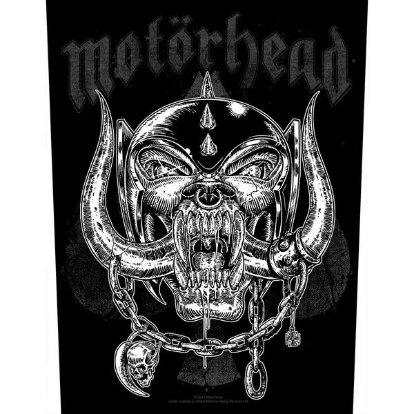 Motorhead- Etched Iron Sewn Edge Back Patch (bp201)