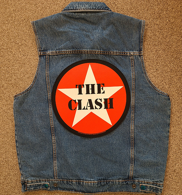 Clash- Star Sewn Edge Back Patch (bp5)
