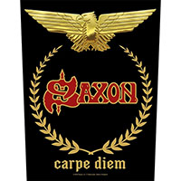 Saxon- Carpe Diem Sewn Edge Back Patch (bp327)