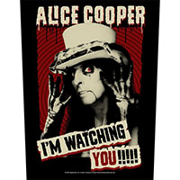 Alice Cooper- I'm Watching You Sewn Edge Back Patch (bp237)