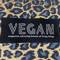 Vegan, Compassion And Caring Towards All Living Things cloth patch (cp107)