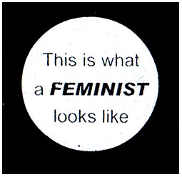 This Is What A Feminist Looks Like cloth patch (cp894)