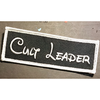 Cult Leader Embroidered Patch by Mood Poison (ep660)