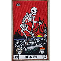 Death Tarot Embroidered Patch