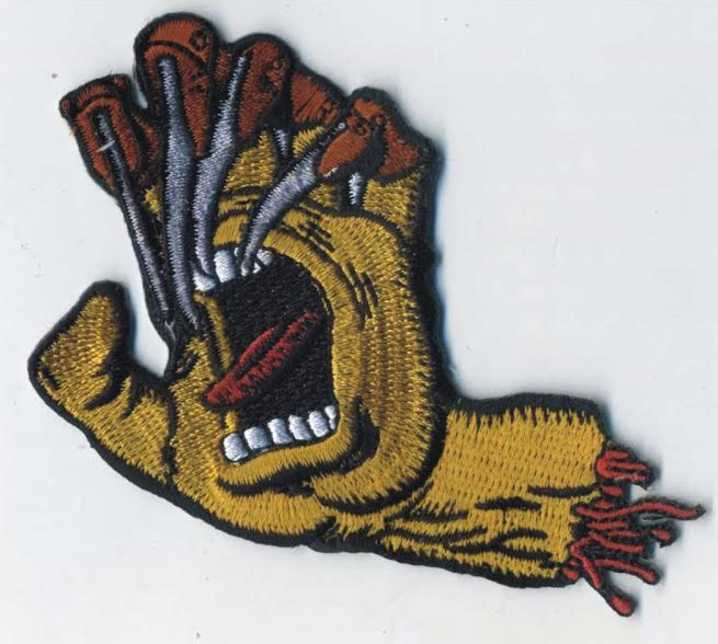 Screaming Freddy Krueger Hand embroidered patch