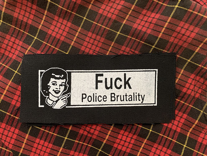 Fuck Police Brutality cloth patch (cp151)