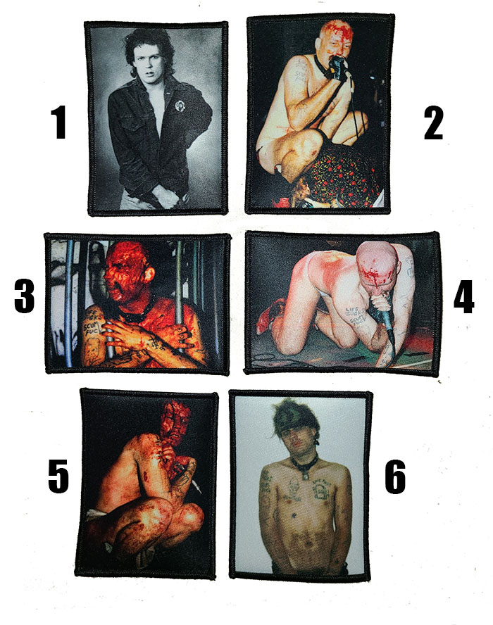 GG Allin- Picture Patch With Embroidered Edge