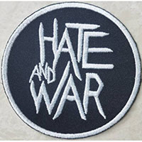 Hate And War embroidered patch
