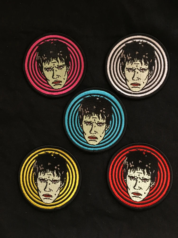 Lux Interior Inspired Embroidered Patch by Mood Poison - in RED (ep743)