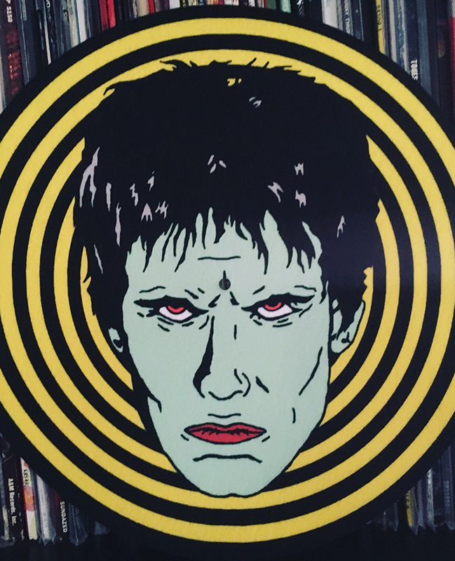 Lux Interior Inspired Slipmat by Mood Poison 