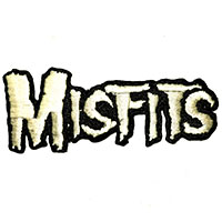 Misfits- 80's Logo ('MISFITS') Glow In The Dark embroidered patch