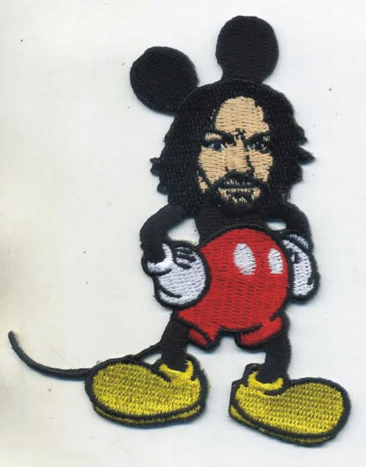 Mickey Mouse Walking Embroidred Patch