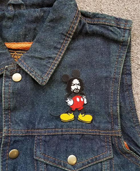 Mickey Manson embroidered patch