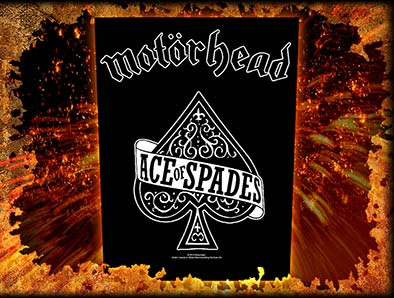 Motorhead- Ace Of Spades Sewn Edge Back Patch (bp25)