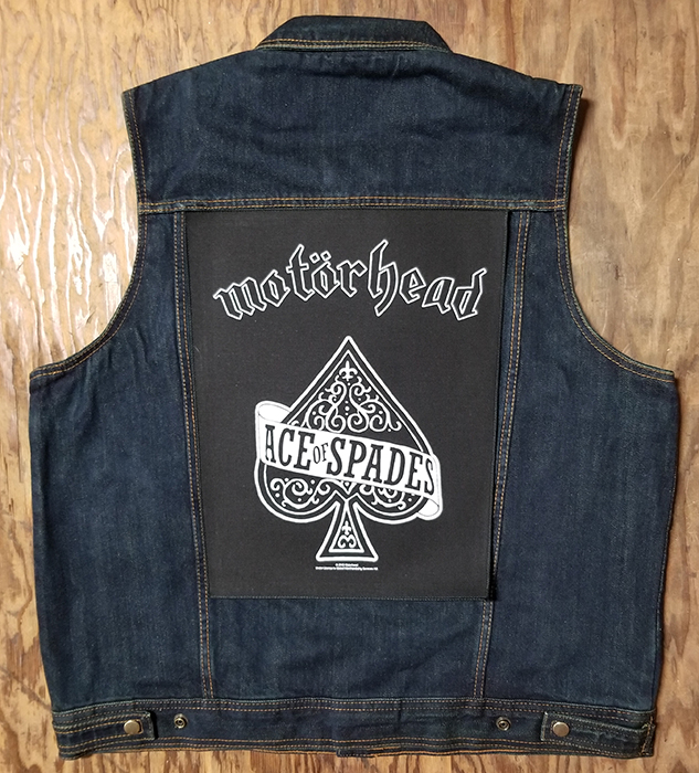 Motorhead- Ace Of Spades Sewn Edge Back Patch (bp25)