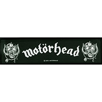 Motorhead- Logo & Snaggletooths Woven Superstrip Patch (ep557) 