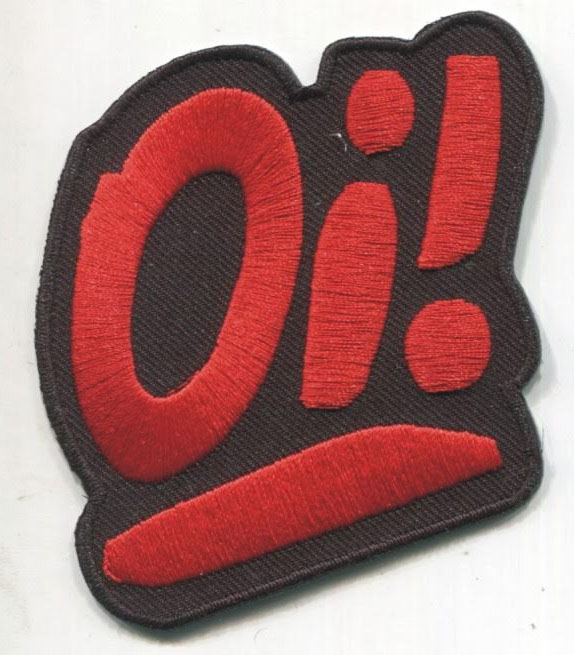 Oi! Embroidered Patch