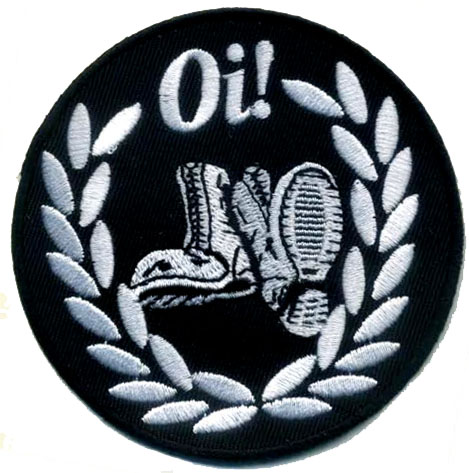 Oi! (Boots & Laurel) Embroidered Patch