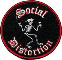 Social Distortion- Skelly embroidered patch (ep304)